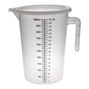 High Quality Plastic Measuring Cup w Cover 5000 ml