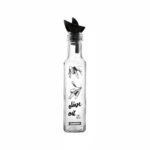 Black Olive Decorated Oil Bottle SQ 250 ml