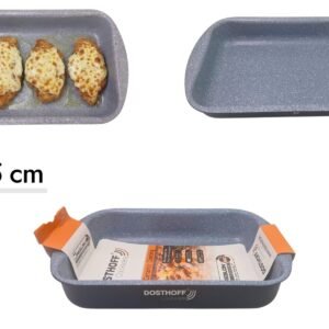 DOSTHOFF RECTANGULAR OVEN TRAY BLACK 25 CM