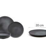 Dosthoff Matt Black Side Plate 20 cm