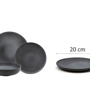 Dosthoff Matt Black Side Plate 20 cm
