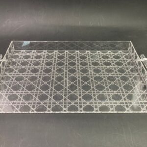 Large Acrylic Serving Tray 51 cm