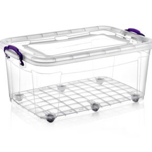 Clear Storage Box 80 L