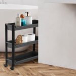 3 Tiers Narrow Shelf Unit with Wheels ORG-65