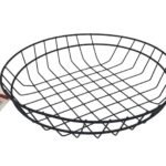 Black Round Bread Basket 25 cm