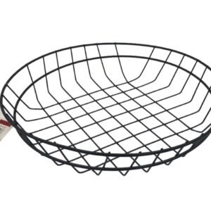 Black Round Bread Basket 25 cm