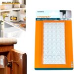 Multipurpose Cabinet Bumpers Clear Adhesive Pads X50