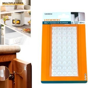 Multipurpose Cabinet Bumpers Clear Adhesive Pads X50
