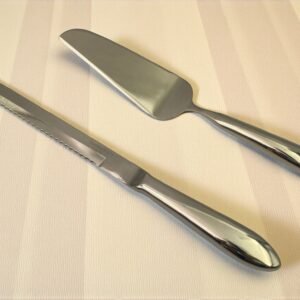 Dosthoff Golden SS Cake Serving Set Hollow Handle