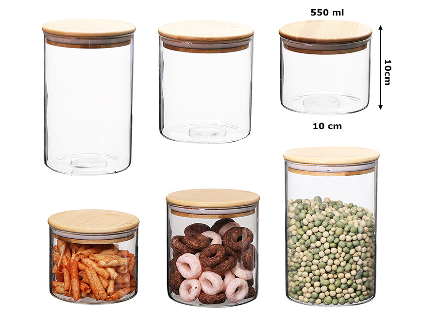 1ef2145e8d9ad63cb6c3991e855b6860.jpg Borosilicate Glass Round Jar Wood Cover 550 ml