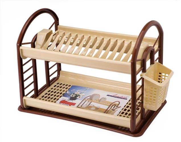1f01bbced9a9d1b6fbd7db430a077b33.jpg Two-Step Plastic Dish Drainer 07202