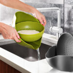Round Swivel Strainer and Bowl Set 23 cm