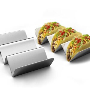 Stainless Steel Taco Holder for 3 Tacos
