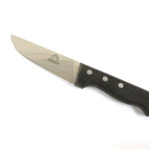 Butcher Knife with Wooden Handle; 13 cm