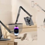 Adjustable Long Arm Metal Phone Holder