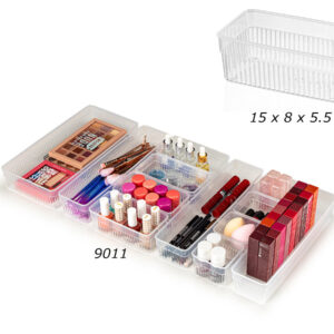 Small Transparent Drawer Organizer 15x8 cm