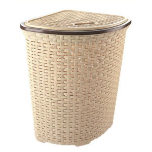 Corner Rattan Laundry Basket 52 lt
