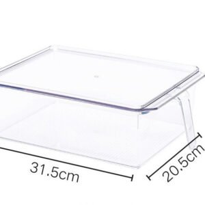 Multifunctional Storage Box with Handle and Cover L