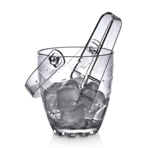 Polycarbonate Ice Bucket with Tong