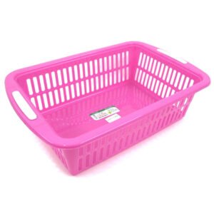 Colorful plastic large basket