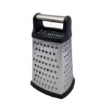 Large Stainless Steel 4 sided Grater with silicon base