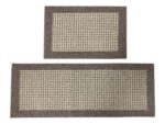 Multi purpose rug set of 2 with Latex back 122cm & 72 cm