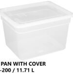 Gastronorm Plastic Storage Container 1/2 200 mm - 11.71 L