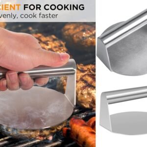 Stainless Steel Smash Burger Press 15 cm