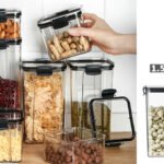 Acrylic Airtight Squared Food Jar 1.55 lt