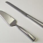 Dosthoff SS Cake Serving Set Hammered Handle