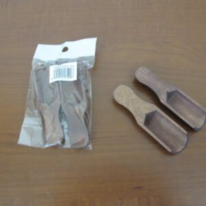 Set of 2 small Wooden Shovels for Spice 8.5x2.5 cm
