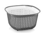 Linea Square Bowl With Strainer