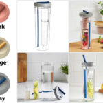 Drink Bottle with Infuser and Straw