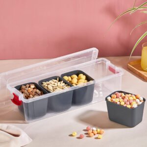 Organizers Food Box 3.4L with 4 Deepl Bowls