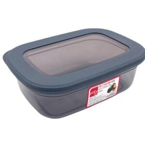670 ml Poli Food Storage Box with Silicon Rim Cover