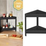 2 Tiers Corner Shelf Unit