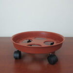Plastic Plant and Gaz bottle Holder with Wheels