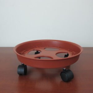 Plastic Plant and Gaz bottle Holder with Wheels
