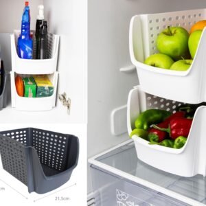 DecoBella Stackable Large Organizer Basket