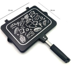 Extra Large Non Stick Cast Aluminum Sandwich Double Grill