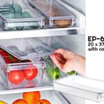 Clear Fridge Organizer with Cover 37 x 20 x 5 cm