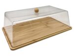 Bamboo & Acrylic Cake and Cheese Board with Cover 41 cm