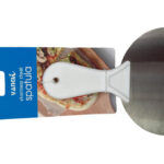 Wide SS Spatula with White Handle