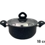 Black Granite Nouval Casserole 18 cm