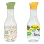 Glass Decorated Carafe Bottle 1 L