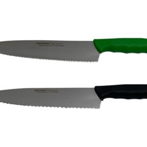 Serrated Chef Knife 23cm with Ergonomic Slip Free Handle