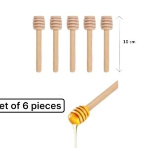 Mini Wooden Honey Spoons 10 cm X6 pieces