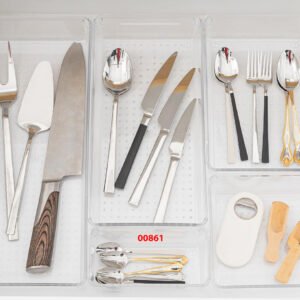 Ultra Clear Punto Modular Drawer Organizer 15x7.5x5.5 c