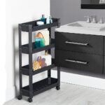4 Tiers Narrow Shelf Unit with Wheels ORG-66