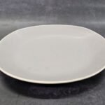 Dosthoff Matt Gray with White Rim Salad Plate 22 cm